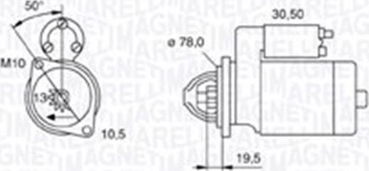 Magneti Marelli 063721158010 - Стартер unicars.by