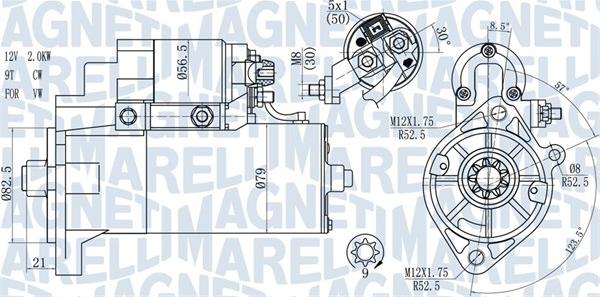 Magneti Marelli 063721165010 - Стартер unicars.by