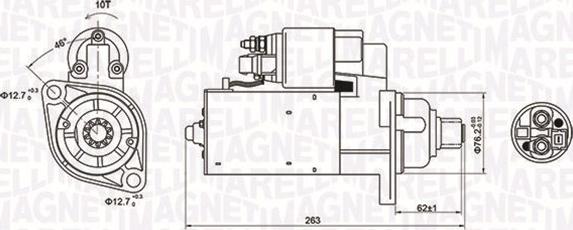 Magneti Marelli 063721181010 - Стартер unicars.by