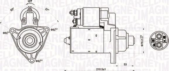 Magneti Marelli 063721176010 - Стартер unicars.by