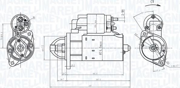 Magneti Marelli 063721172010 - Стартер unicars.by