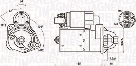 Magneti Marelli 063721394010 - Стартер unicars.by