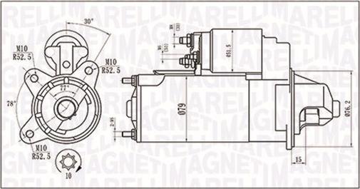 Magneti Marelli 063721396010 - Стартер unicars.by