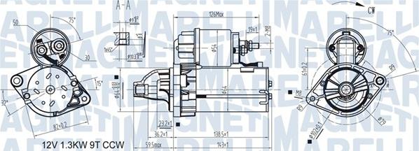 Magneti Marelli 063721346010 - Стартер unicars.by