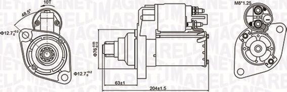 Magneti Marelli 063721347010 - Стартер unicars.by