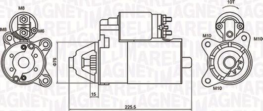 Magneti Marelli 063721336010 - Стартер unicars.by