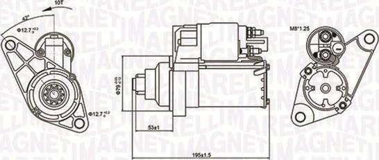 Magneti Marelli 063721330010 - Стартер unicars.by