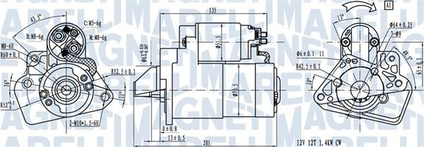 Magneti Marelli 063721332010 - Стартер unicars.by