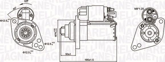 Magneti Marelli 063721294010 - Стартер unicars.by