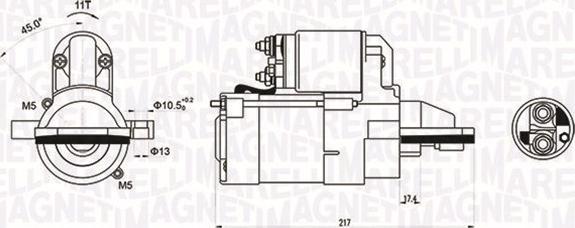 Magneti Marelli 063721246010 - Стартер unicars.by