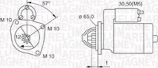 Magneti Marelli 063721252010 - Стартер unicars.by