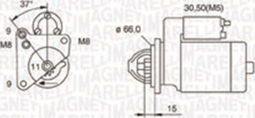 Magneti Marelli 063721260010 - Стартер unicars.by