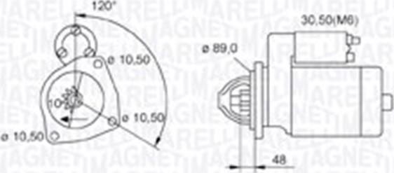 Magneti Marelli 063721268010 - Стартер unicars.by