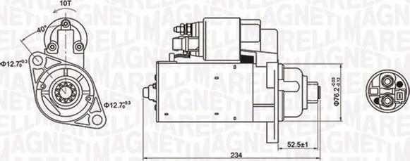 Magneti Marelli 063721200010 - Стартер unicars.by