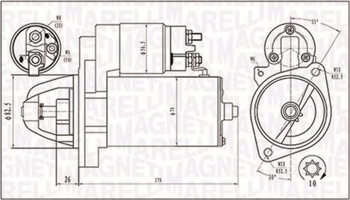 Magneti Marelli 063721202010 - Стартер unicars.by