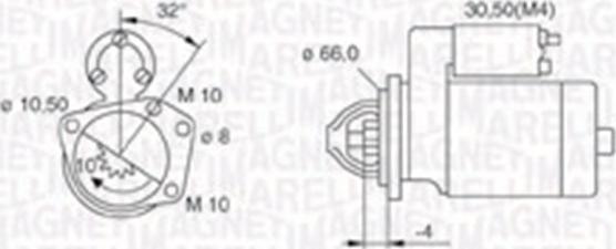 Magneti Marelli 063721207010 - Стартер unicars.by