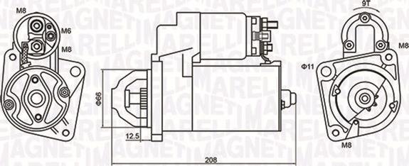 Magneti Marelli 063721213010 - Стартер unicars.by