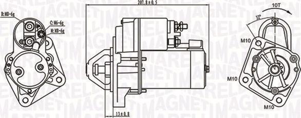 Magneti Marelli 063721289010 - Стартер unicars.by