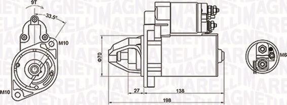 Magneti Marelli 063721283010 - Стартер unicars.by