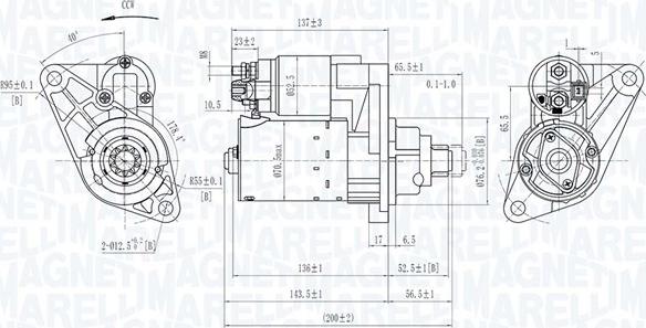 Magneti Marelli 063721282010 - Стартер unicars.by