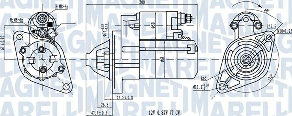 Magneti Marelli 063721224010 - Стартер unicars.by