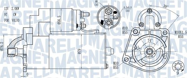 Magneti Marelli 063721271010 - Стартер unicars.by