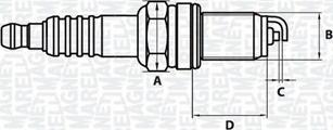 Magneti Marelli 062000769304 - Свеча зажигания unicars.by