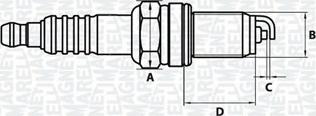 Magneti Marelli 062000768304 - Свеча зажигания unicars.by