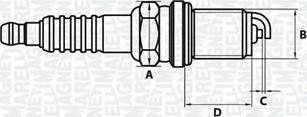 Magneti Marelli 062000780304 - Свеча зажигания unicars.by