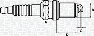 Magneti Marelli 062000782304 - Свеча зажигания unicars.by