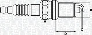 Magneti Marelli 062000774304 - Свеча зажигания unicars.by