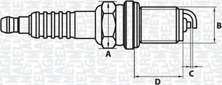 Magneti Marelli 062000776304 - Свеча зажигания unicars.by