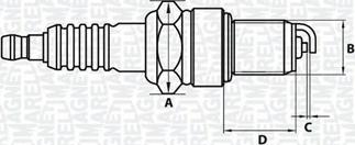 Magneti Marelli 062000770304 - Свеча зажигания unicars.by