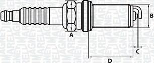 Magneti Marelli 062000778304 - Свеча зажигания unicars.by