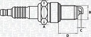 Magneti Marelli 062000773304 - Свеча зажигания unicars.by