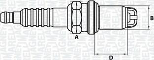 Magneti Marelli 062000772304 - Свеча зажигания unicars.by