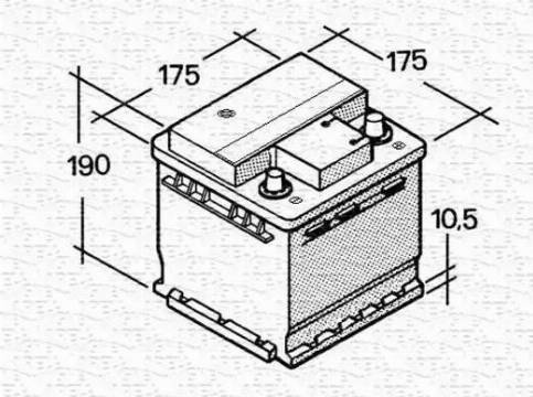Magneti Marelli 067129011003 - Стартерная аккумуляторная батарея, АКБ unicars.by