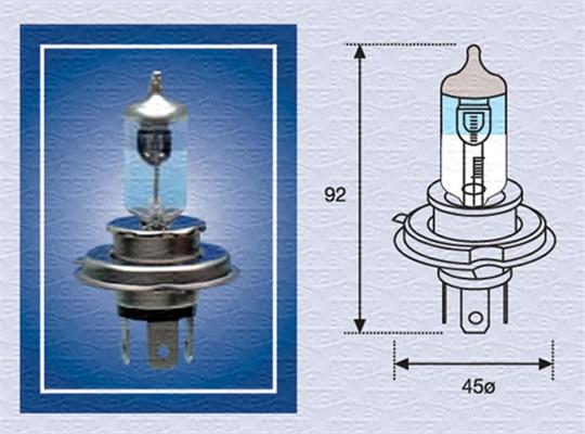 Magneti Marelli 002585100000 - Лампа накаливания, фара дальнего света unicars.by