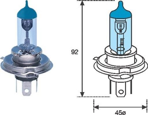 Magneti Marelli 002602100000 - Лампа накаливания, фара дальнего света unicars.by