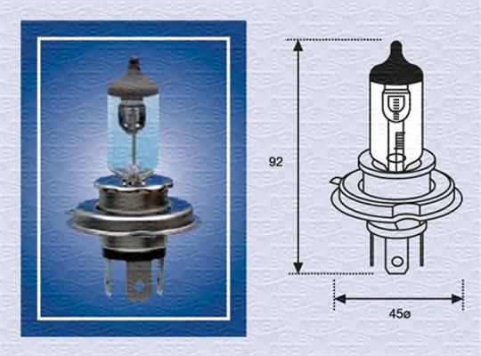 Magneti Marelli 002156100000 - Лампа накаливания, фара дальнего света unicars.by