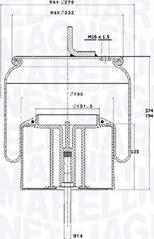 Magneti Marelli 030607020298 - Кожух пневматической рессоры unicars.by