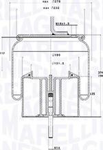 Magneti Marelli 030607020297 - Кожух пневматической рессоры unicars.by