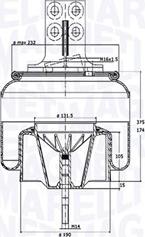 Magneti Marelli 030607020271 - Кожух пневматической рессоры unicars.by