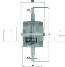 Magneti Marelli 154087186030 - Топливный фильтр unicars.by