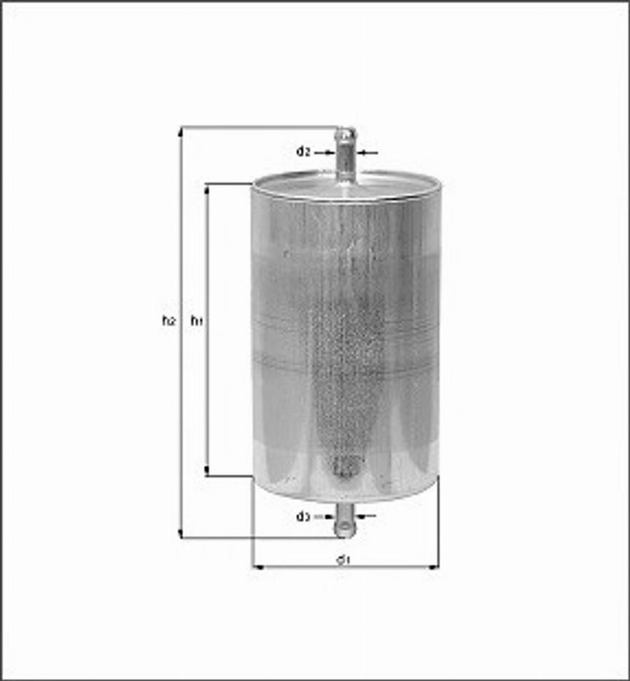 Magneti Marelli 154087282630 - Топливный фильтр unicars.by