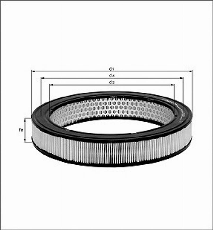 Magneti Marelli 154076523080 - Воздушный фильтр, двигатель unicars.by