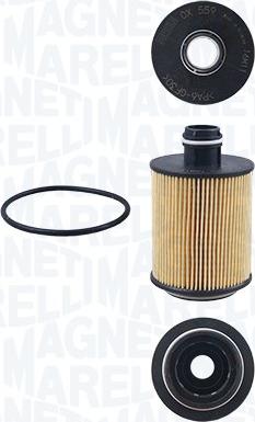 Magneti Marelli 154703873580 - Масляный фильтр unicars.by