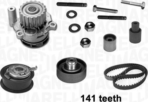 Magneti Marelli 341404910001 - Водяной насос + комплект зубчатого ремня ГРМ unicars.by