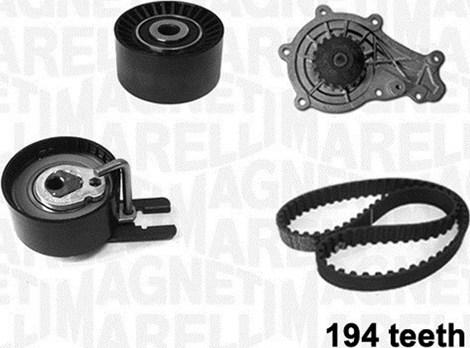 Magneti Marelli 341404030001 - Водяной насос + комплект зубчатого ремня ГРМ unicars.by