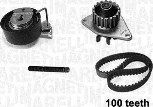 Magneti Marelli 341405320001 - Водяной насос + комплект зубчатого ремня ГРМ unicars.by